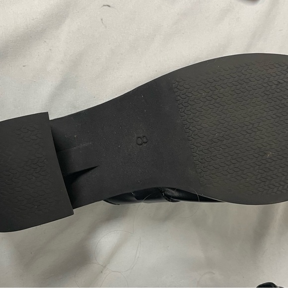 Mudd platform heeled slide on shoes chunky heels Black Excellent condition. Sz 8 - Picture 6 of 9